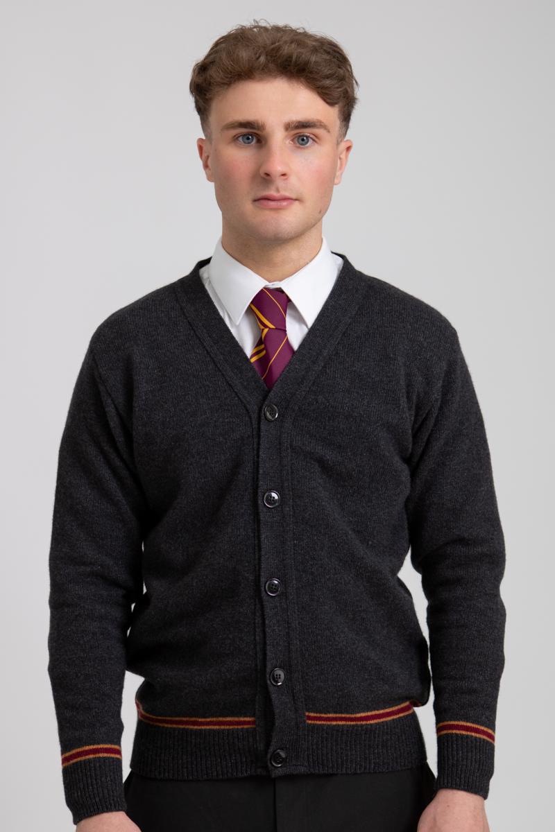 SCARLET AND GOLD CARDIGAN 100 LAMBSWOOL Harry Potter Lochaven International Ltd